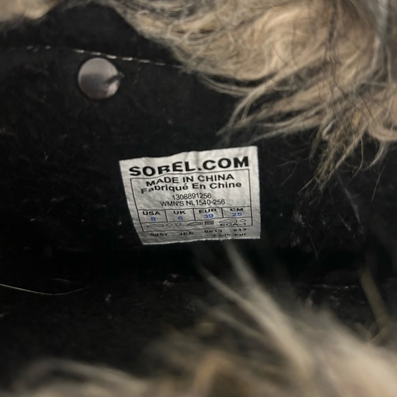 SOREL Caribou Waterproof Rubber & Suede Winter Boot with Faux Fur - Picture 5 of 5